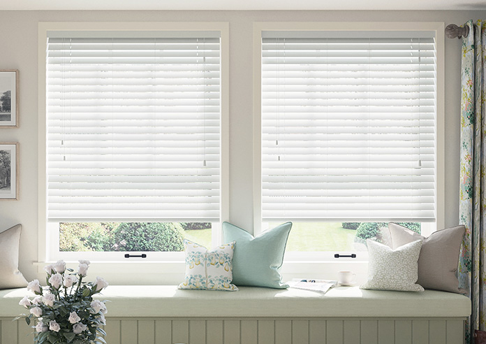 Ecowood, Pure White Satin - Venetian Blind - Image 3